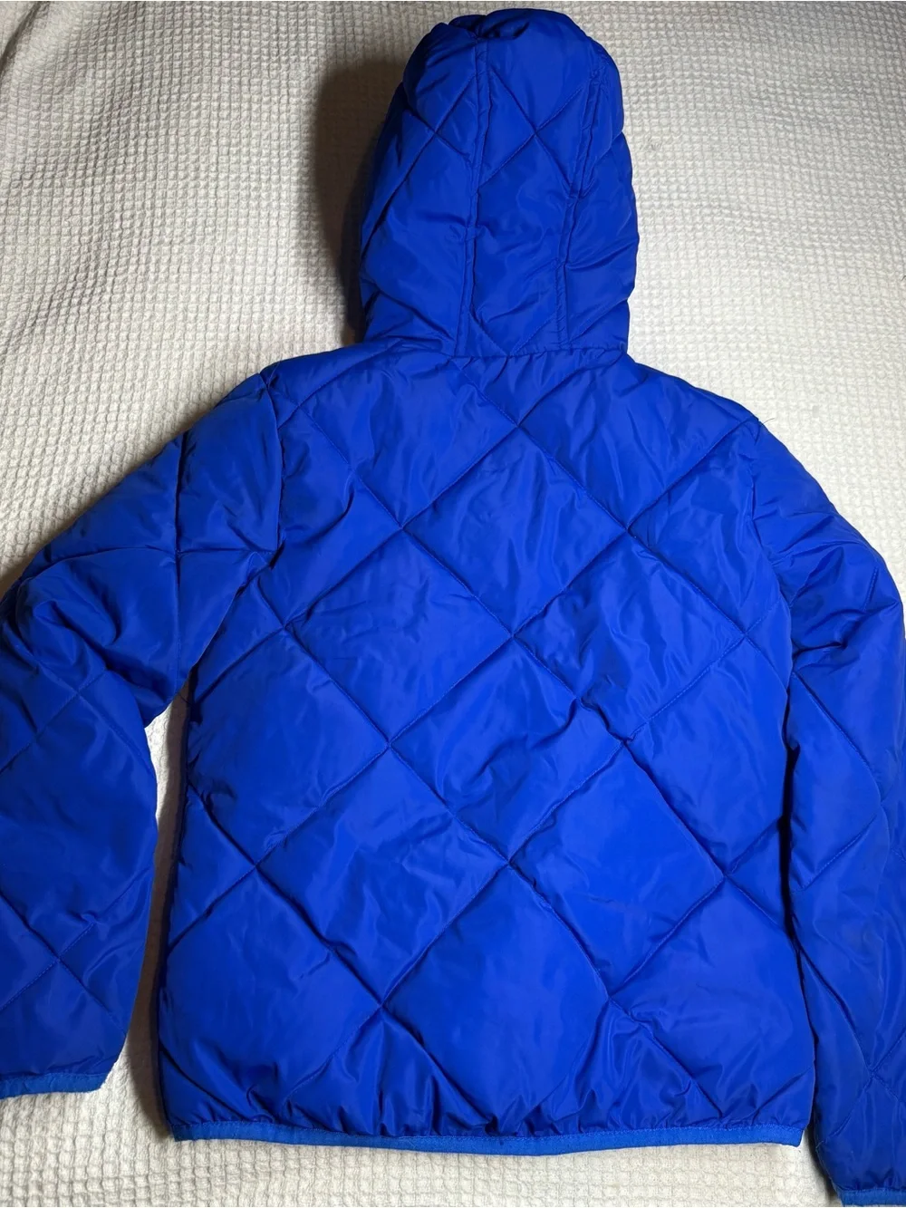 Cat & Jack Royal Blue Quilted Hooded Puffer Jacket